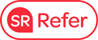 A trademarked logo for Specialist Referrals, an IT system for doctors to use when referring a patient to a specialist